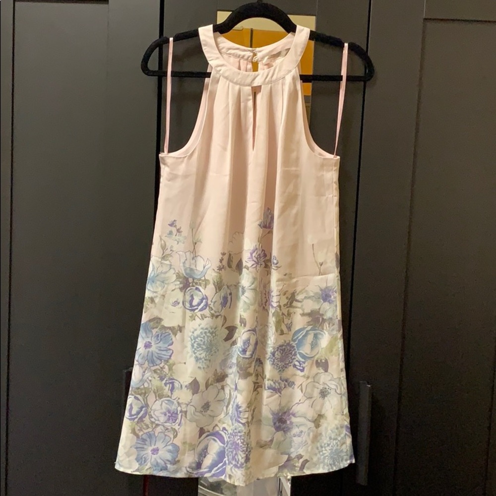 Soft pink floral dress by Forever21 Contemporary.